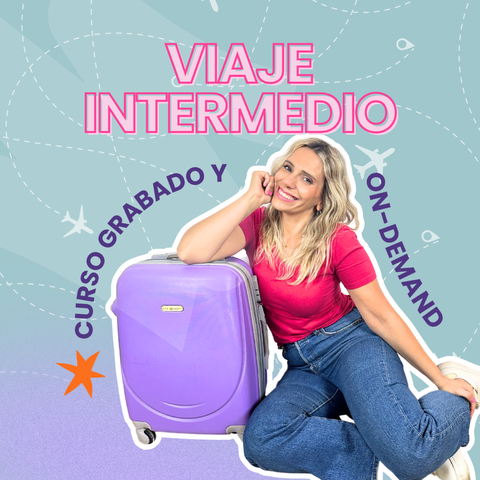️Viaje Intermedio | Un viaje por tu historia, para comprender tu presente y crear la vida que mereces | 3 y 6 cuotas sin interés