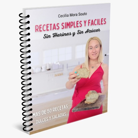 Ebook +50 recetas sin harina y sin azúcar dulces y saladas