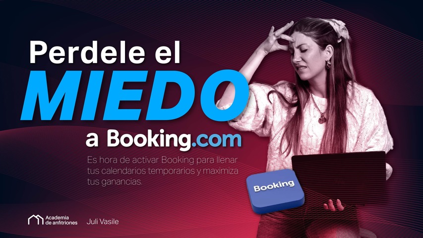PERDELE EL MIEDO A BOOKING