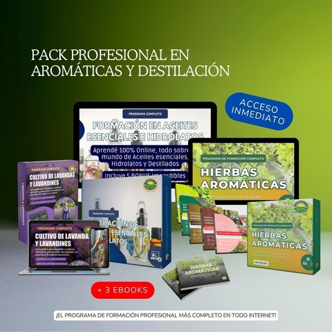 Pack Profesional en Aromáticas y Destilación