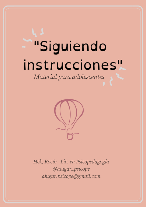 Siguiendo instrucciones