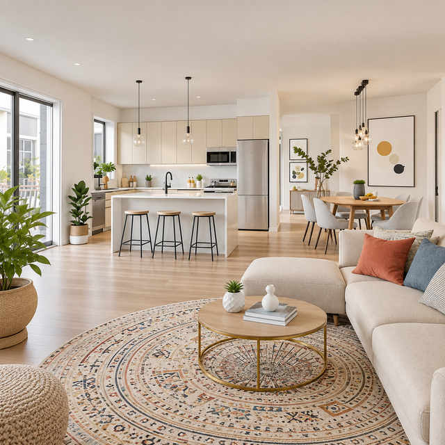Cómo sectorizar espacios integrados: 6 ideas para separar cocina, comedor y living