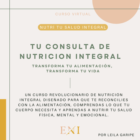 TU CONSULTA DE NUTRICIÓN INTEGRAL