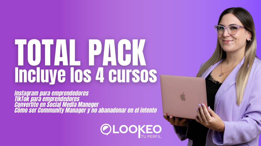 Total pack - Incluye 4 cursos