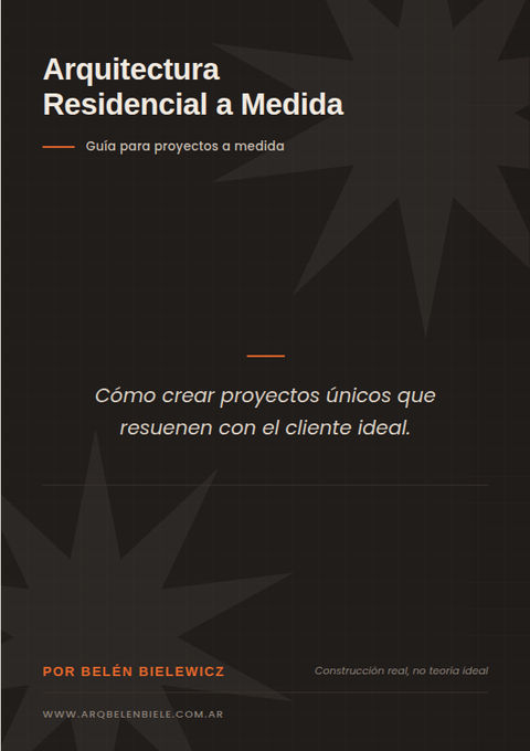 EBOOK ARQUITECTURA RESIDENCIAL A MEDIDA