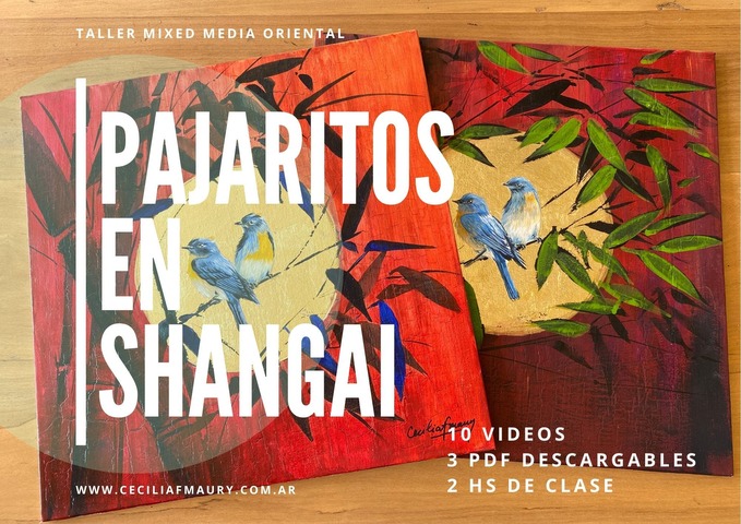 Pajaritos en Shangai- Estilo Oriental