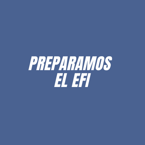 Preparamos el EFI