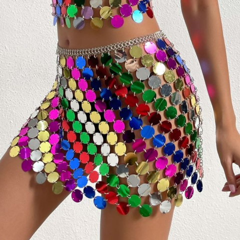 Mini- Falda Rainbow