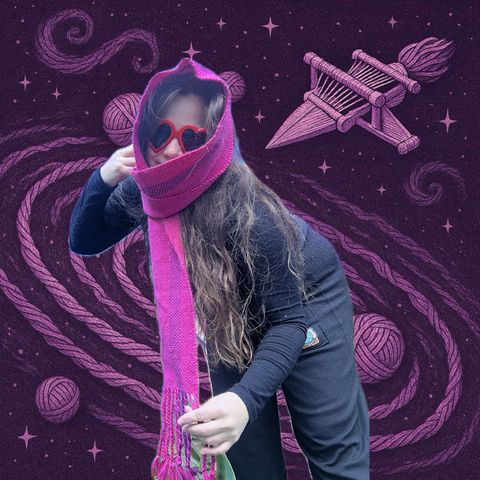 Bufanda Magenta