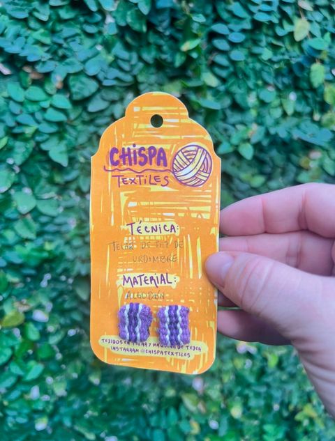 Aros pequeños Violetas