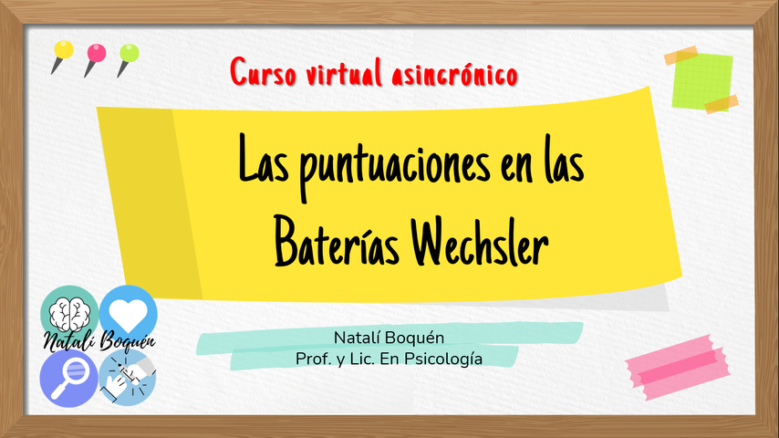 Las puntuaciones en las baterías Wechsler