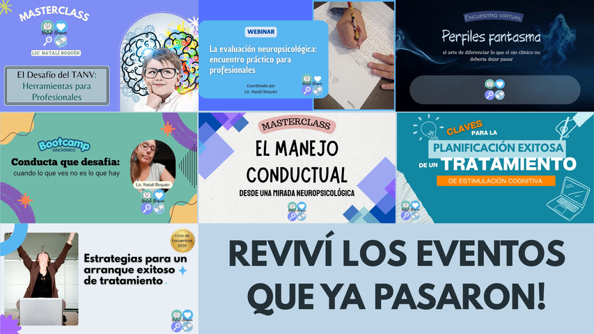 Reviví los eventos que ya pasaron!