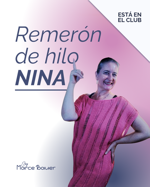Remerón de hilo Nina, manga japonesa