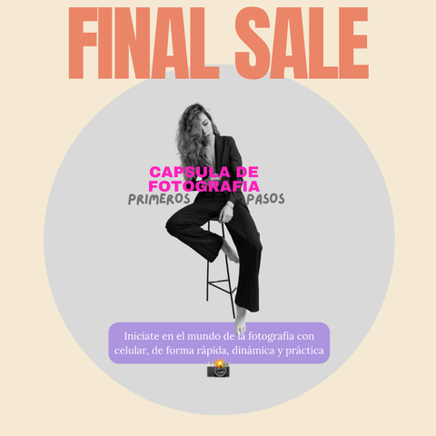 Cápsula de Fotografía - Primeros Pasos