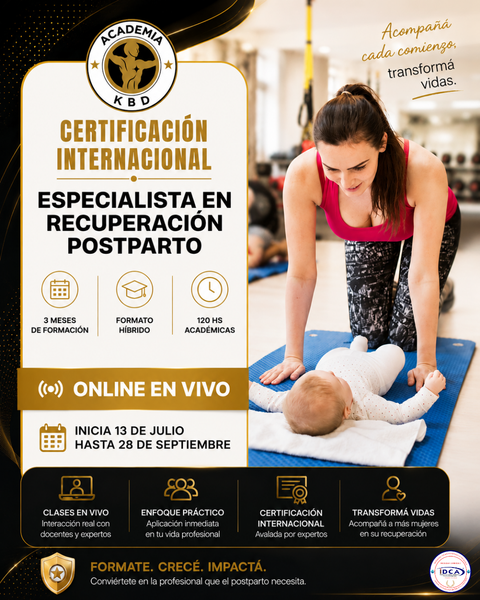 Certificación Especialista en Recuperación PostParto