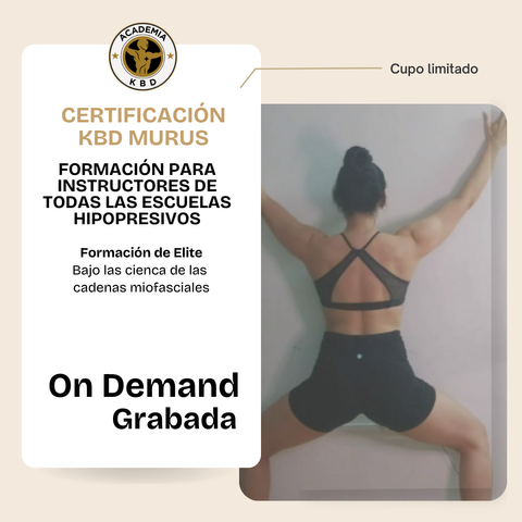 Certificación Internacional: HIPOPRESIVOS MURUS