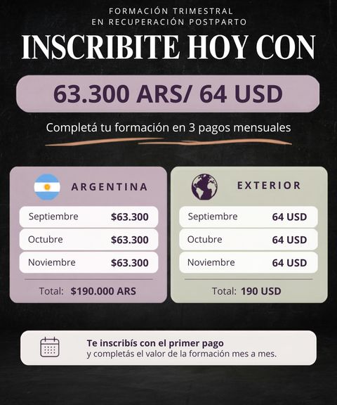 Inscripción: Formación Recuperación Postparto 