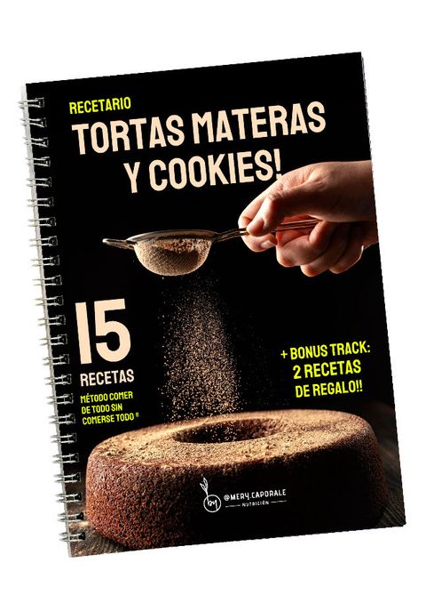 RECETARIO DE TORTAS MATERAS Y COOKIES