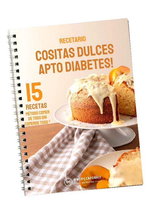 Recetario Cositas dulces apto diabetes