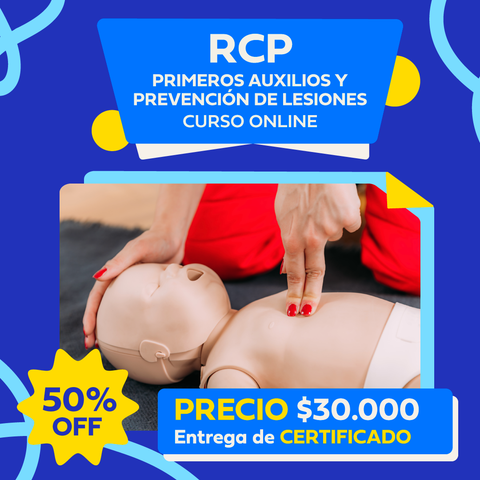Curso Online de RCP, primeros auxilios y prevención de accidentes