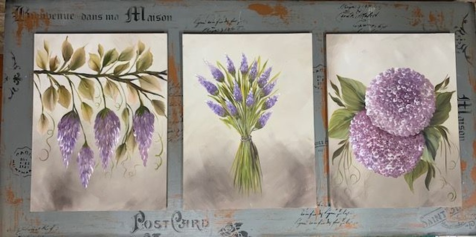 FlorArte 360: Pinta Lavandas, Glicinas y Hortensias desde Cero