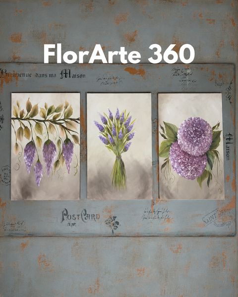FlorArte 360 | Lavandas, Glicinas y Hortensias desde cero