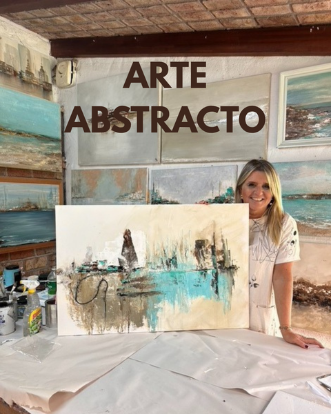 Memorias Difusas | Arte abstracto con pintura asfáltica y texturas
