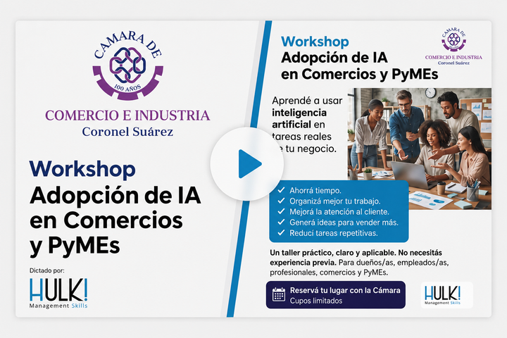 [CÁMARA C. SUAREZ] Workshop IA para Comercios y Empresas