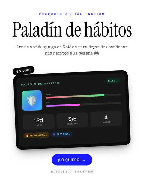 Paladín de hábitos