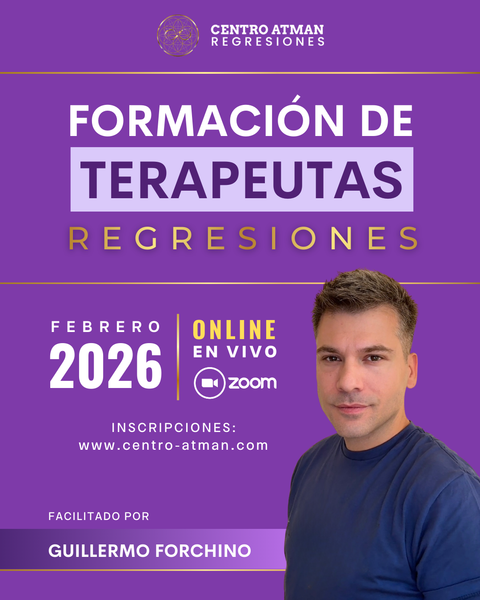 Febrero 2026 Formación de Terapeutas en Regresiones Memorias del Alma