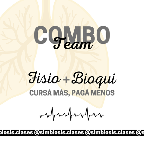 Combo TEAM I FISIO + BIOQUI 