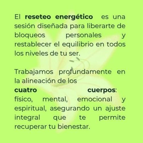 Reseteo Energético 