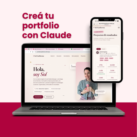 Masterclass: creá tu portfolio con Claude