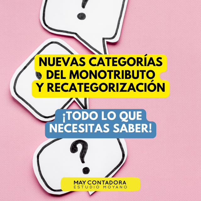  Nuevas categorías del Monotributo y recategorización: ¡Todo lo que necesitas saber!