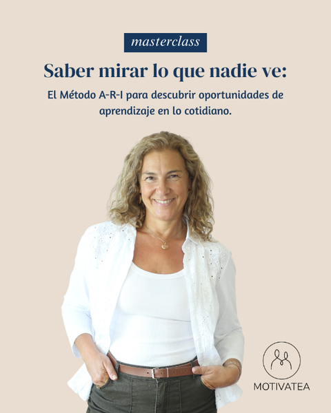 Masterclass — El Método A·R·I para encontrar oportunidades de aprendizaje para el desarrollo infantil