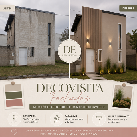 Decovisita Fachadas | Rediseñá el frente de tu casa