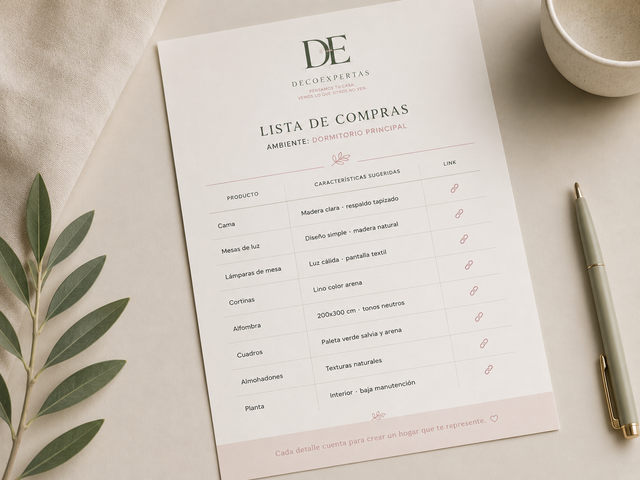 Lista de compras Decovisita