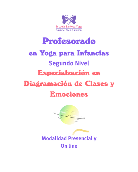 Profesorado Internacional. Especialización en Emociones y Diagramación de clases