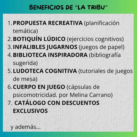 LA TRIBU Gero-Recreativa 2025