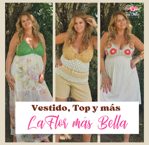  LA FLOR MÁS BELLA- Vestido, Top y más!