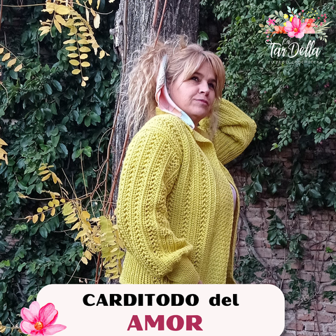 CARDITODO DEL AMOR - Cardigan, Gorro y Bufandón 