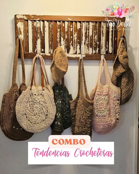 Combo TENDENCIAS EN CROCHET - 66% de DESCUENTO