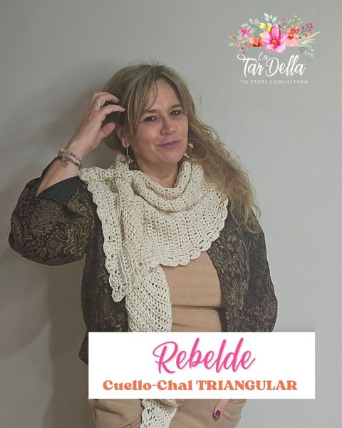 Cuello Chal REBELDE - El triángulo que lo rompe todo