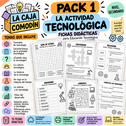 Pack N°1 Fichas didácticas 