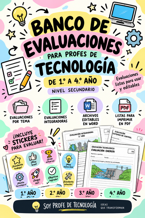 Banco de evaluaciones nivel secundario
