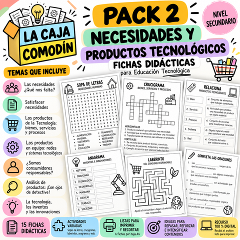 Pack N° 2 Fichas didácticas