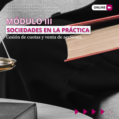 3. Cesión de cuotas y Venta de acciones