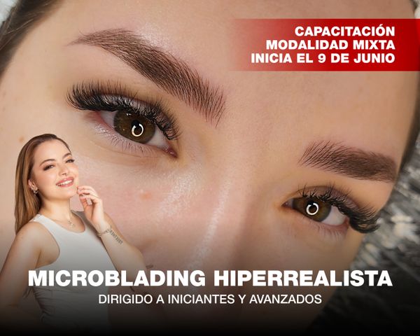 Microblading Híperrealista Modalidad Mixta - Inicia 8 de Junio