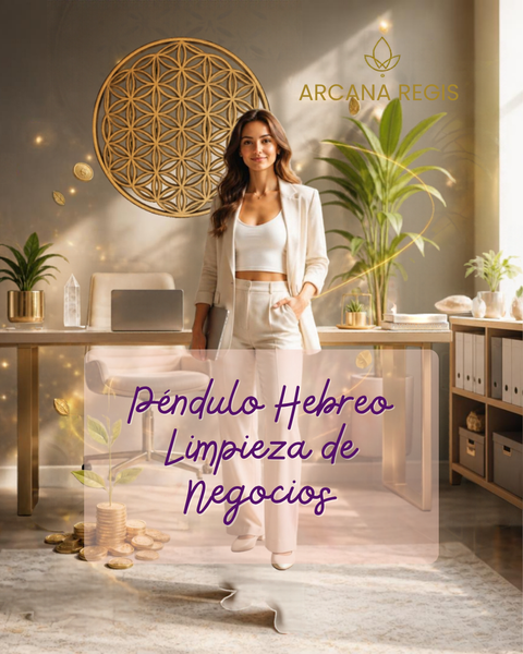PENDULO HEBREO: LIMPIEZA Y ARMONIZACIÓN NEGOCIOS