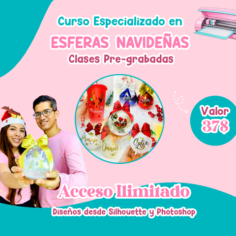 Curso de Esferas Navideñas